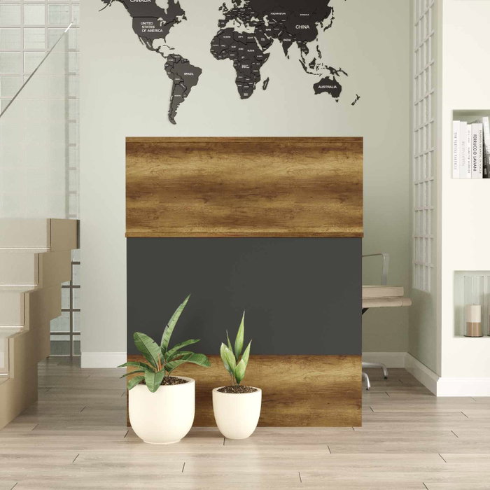 Hanah Home Mesa de Recepción Beg20-Ba Baroq y Antracita
